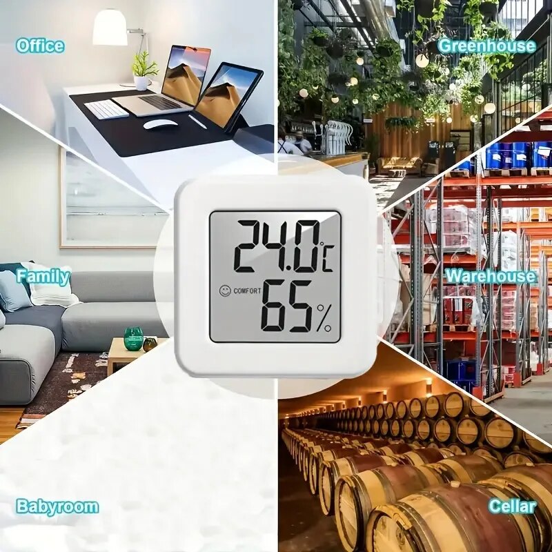 Temperature Humidity Sensor - Higrômetro Digital, Termômetro Interno, Medidor de