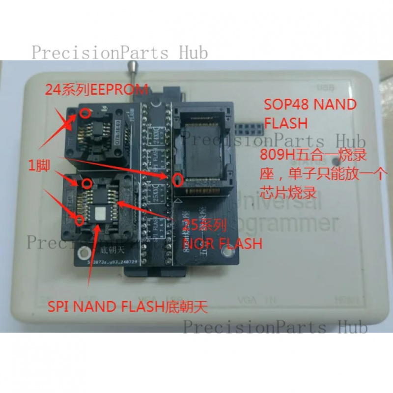 Tasmota Flash Tool - Programador rt809h, gravador SPI NAND FLASH,