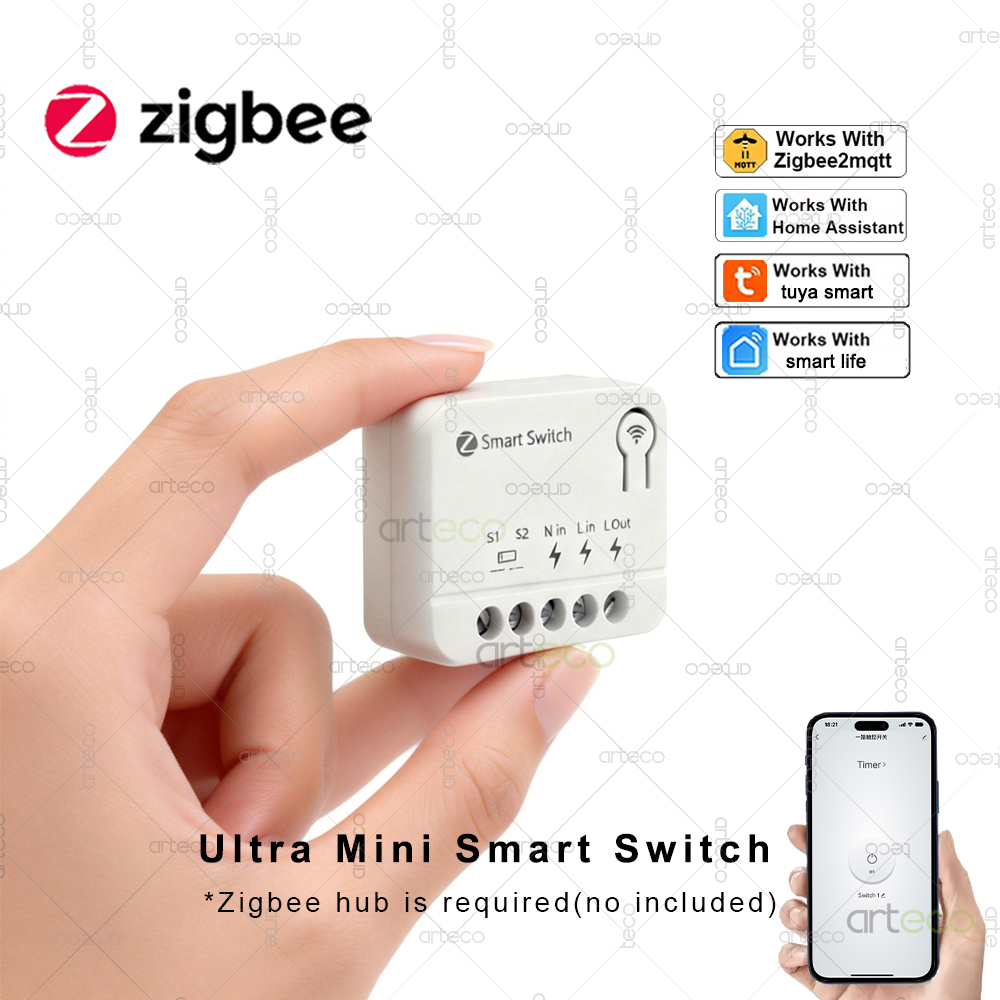 Smart Home Automation Diy - Módulo Interruptor Inteligente Zigbee Mini DIY