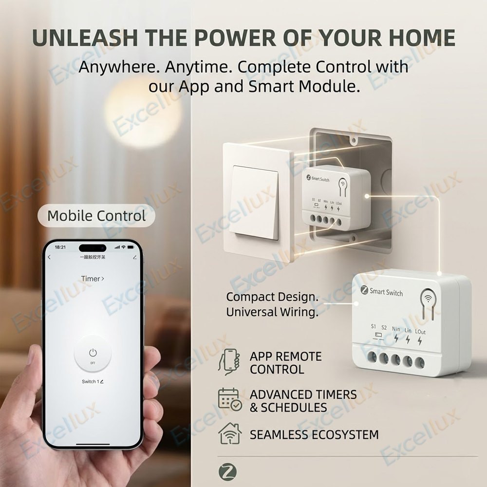 Módulo DIY de Interruptor Inte - Smart Home Automation Diy avaliação e preço