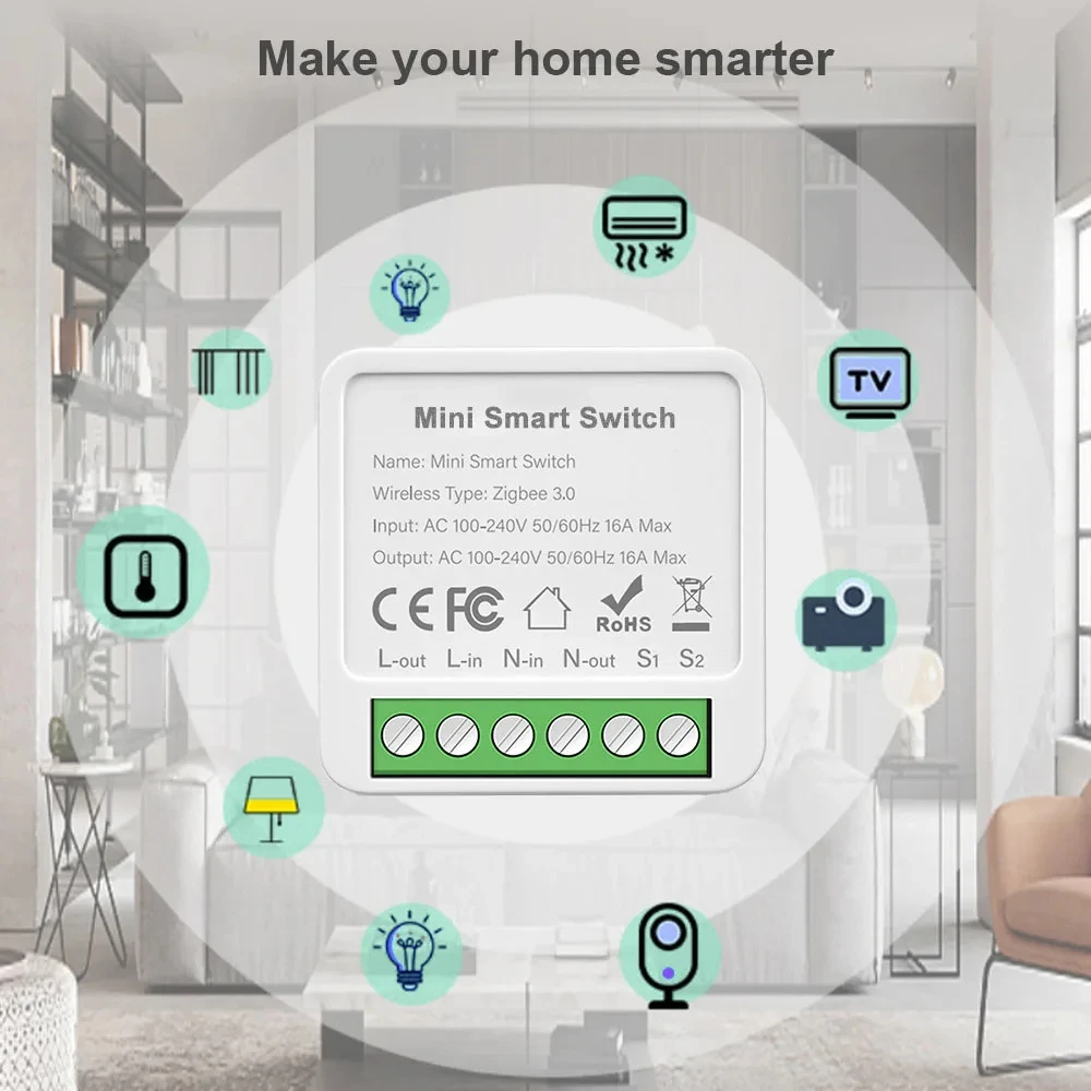 Mini Interruptor Inteligente W - Smart Home Automation Diy avaliação e preço