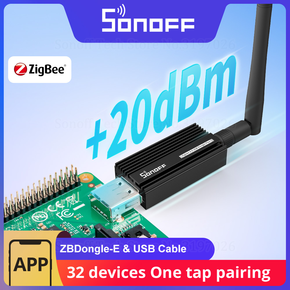 SONOFF ZBDongle-E USB Dongle P - Zigbee Coordinator Stick avaliação e preço