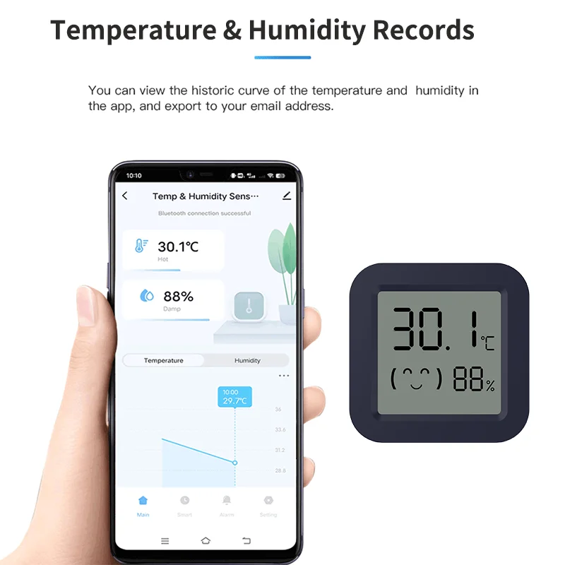 Mini Termômetro e Higrômetro I - Temperature Humidity Sensor avaliação e preço