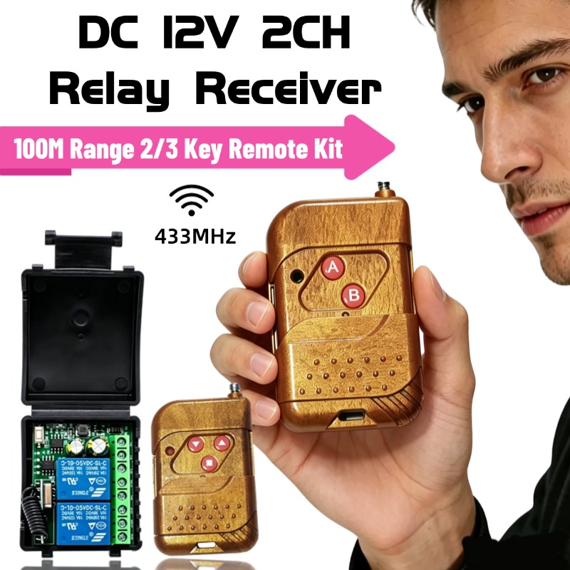 Módulo de Relé 433.92Mhz DC 9- - 433Mhz Receiver Module avaliação e preço