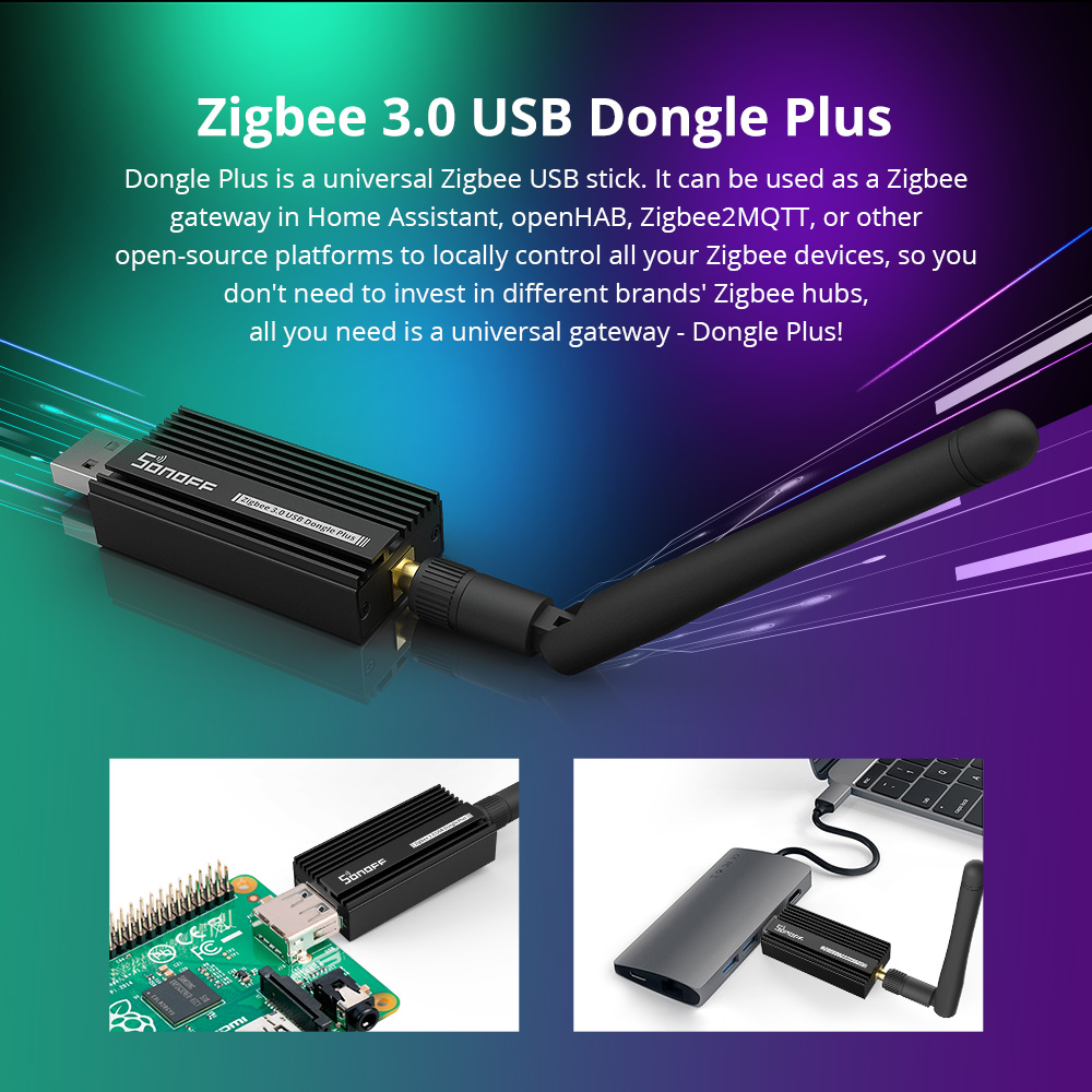 SONOFF Zigbee 3.0 USB Dongle P - Zigbee Coordinator Stick avaliação e preço